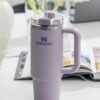 Light  purple Stanley 40oz - Image 3